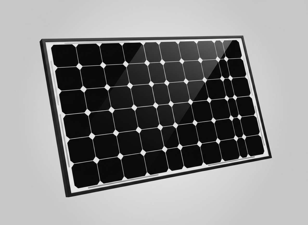 Monocrystalline solar panel