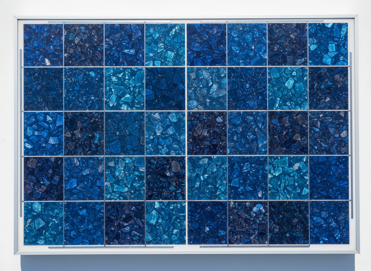 Polycrystalline solar panel